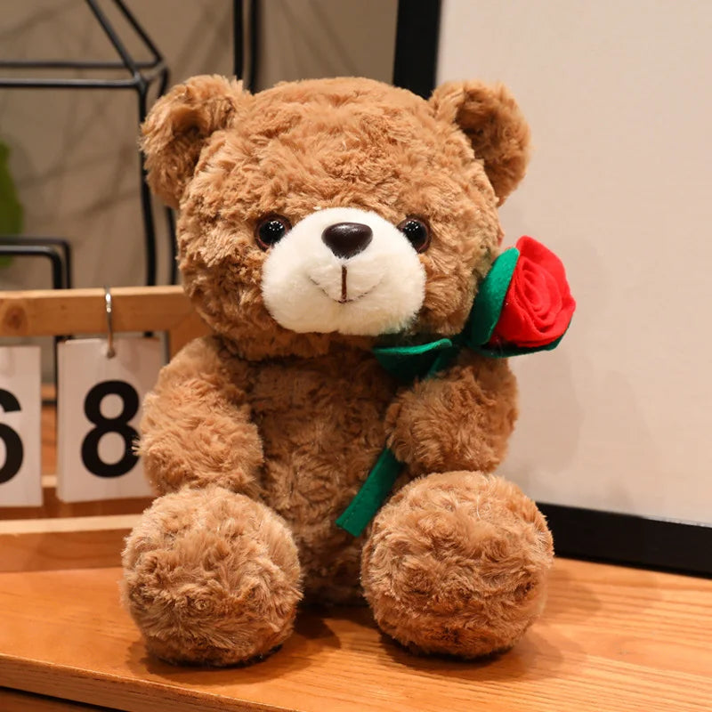 Plushy Teddy bear with Rose